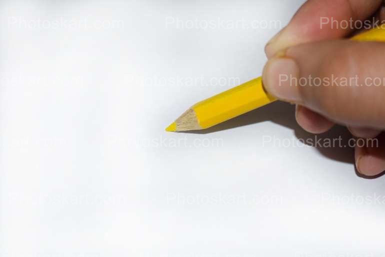 One Color Pencils Stock Image Photography