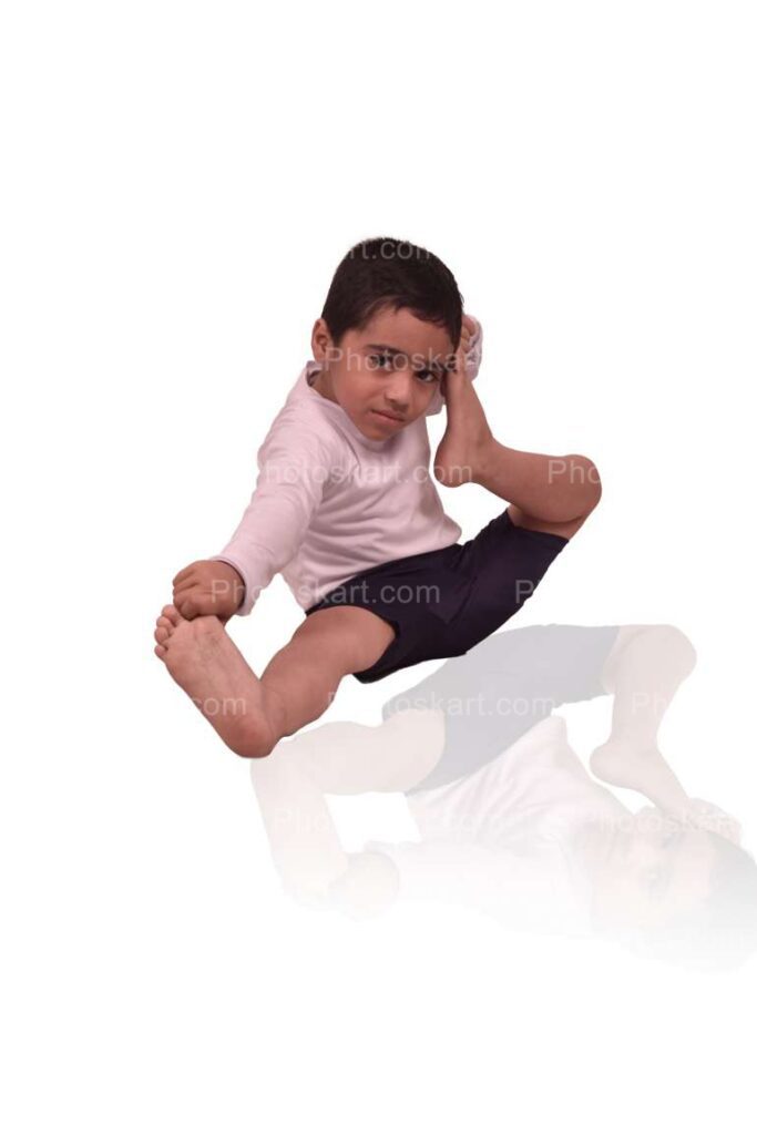 Akarna Dhanurasana Archer Pose Stock Image