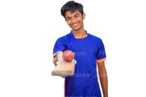 batsman-balancing-ball-on-the-bat-stock-image