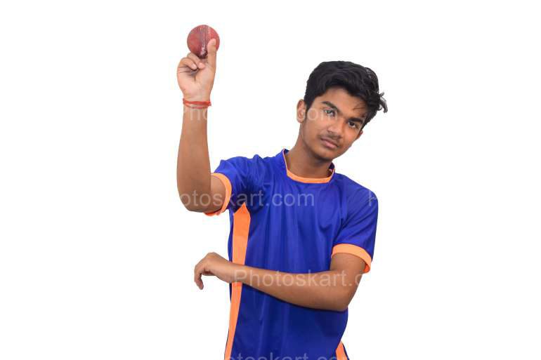 Cricket Bowler High Resolution Stock Image