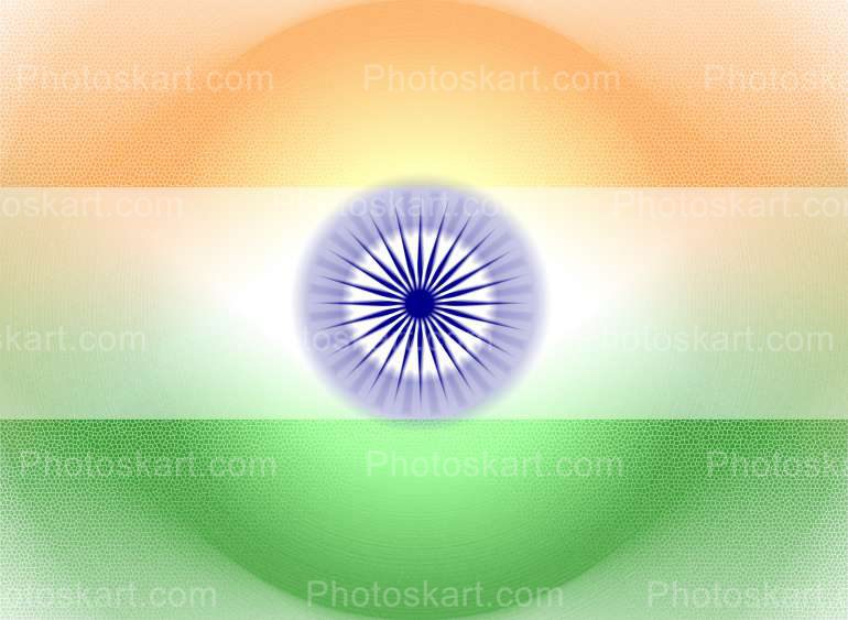 Abstract Indian Flag Blur Image Free Stock Images