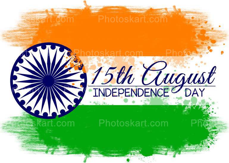 India Painted Flag Flag Of India Free Vector Image