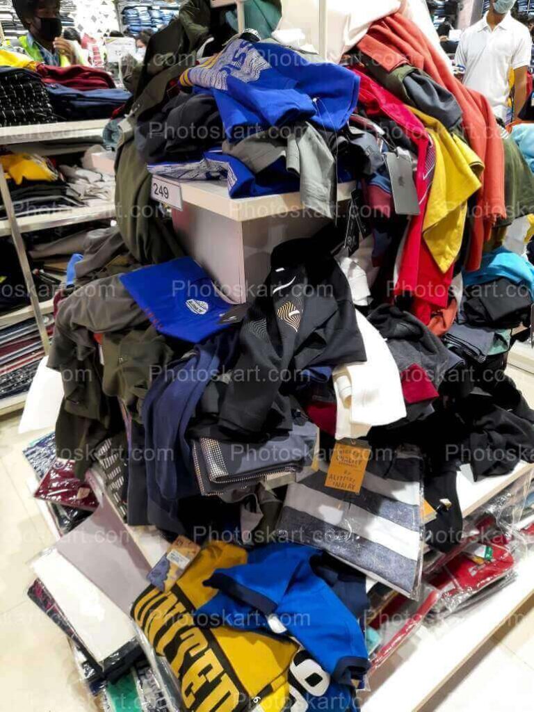 Big Pile Of Tshirt Stock Image