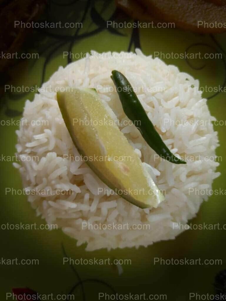 Rice With Green Chili And Lemon