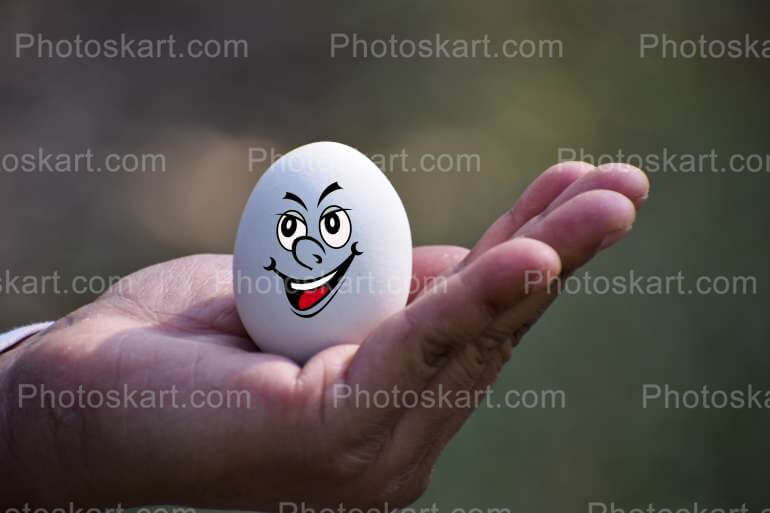 Smiley Egg Royalty Free Stock Image