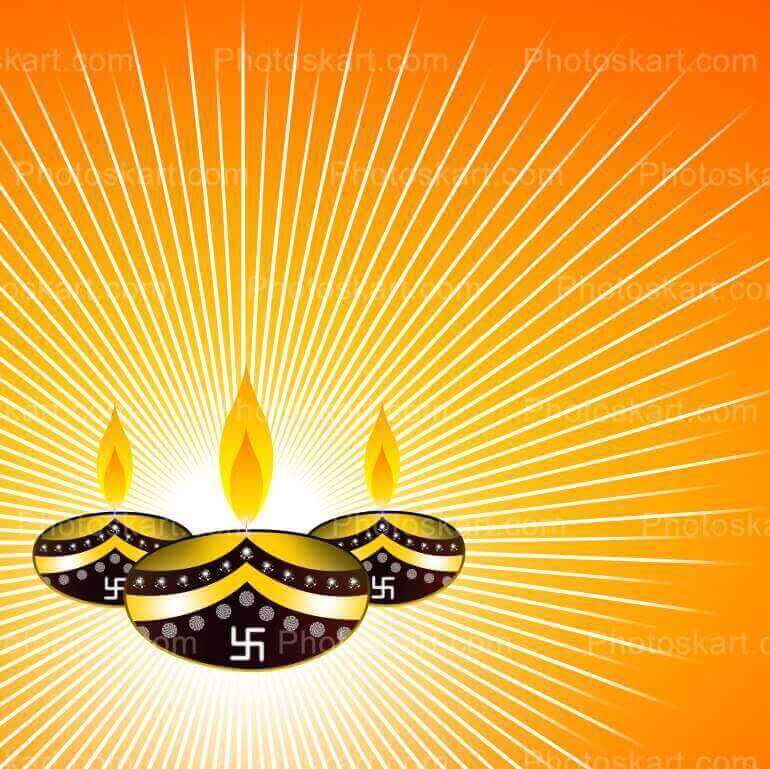 Burning Diya Diwali Vector Royalty Free Images