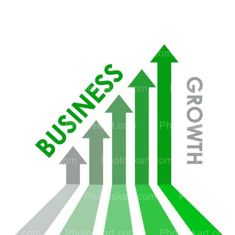 Free Business Growth Vector Art Stock Images