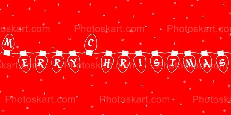 Merry Christmas Lettering Vector