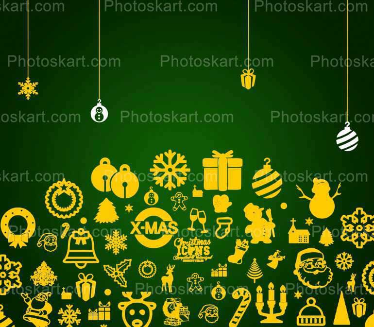 Free Christmas Items Icon Vector Stock Images