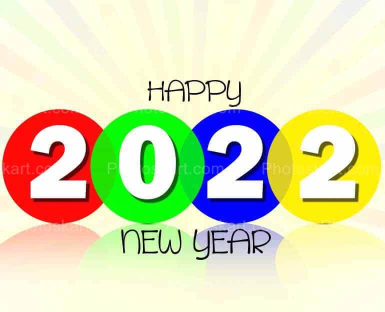 Happy New 2022 Free Elegant Vector Design