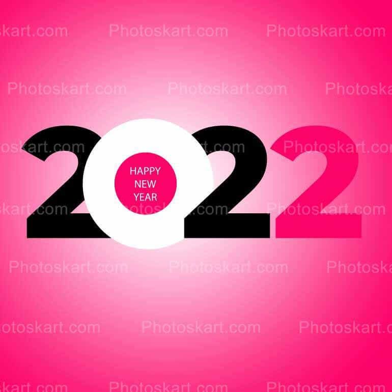 Happy New Abstract Free Vector Design