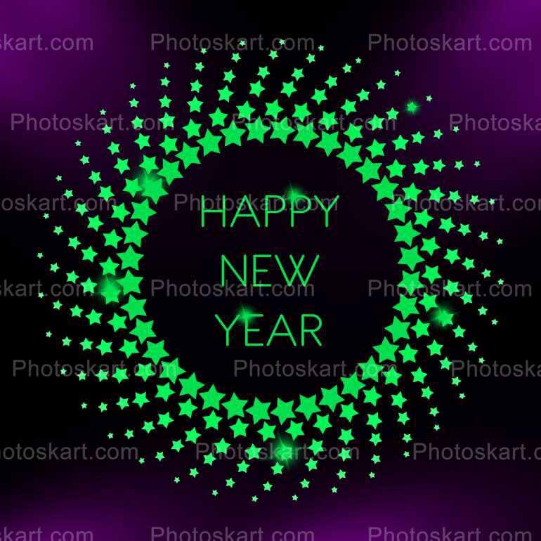 Happy New Year Neon 2022 Vector Images