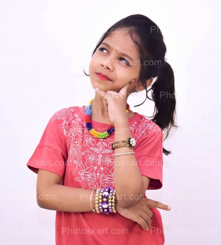 Indian Beautiful Little Girl Stock Images