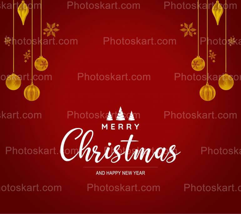 Merry Christmas Happy New Year Free Stock Image