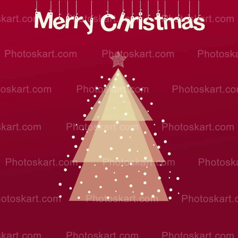 Merry X Mas Red Background Free Stock Image