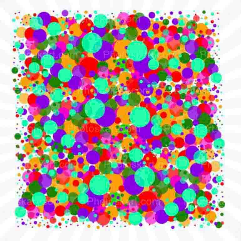 Multicolor Bubbles Free Background Vector