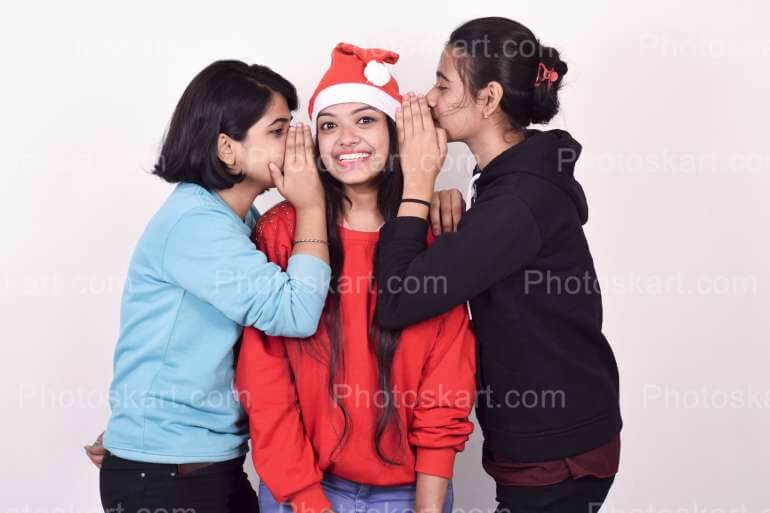 Three Indian Girls Gossip