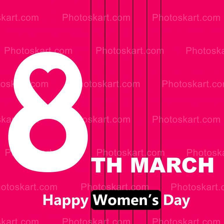 Creative Looking Womens Day Wishing