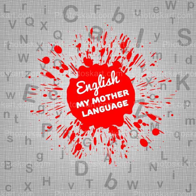 English Mother Language Free Background