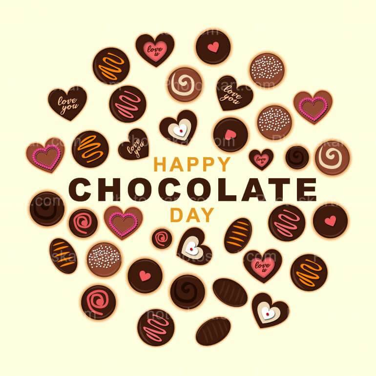 Happy Chocolate Day Free Stock Photos Vector