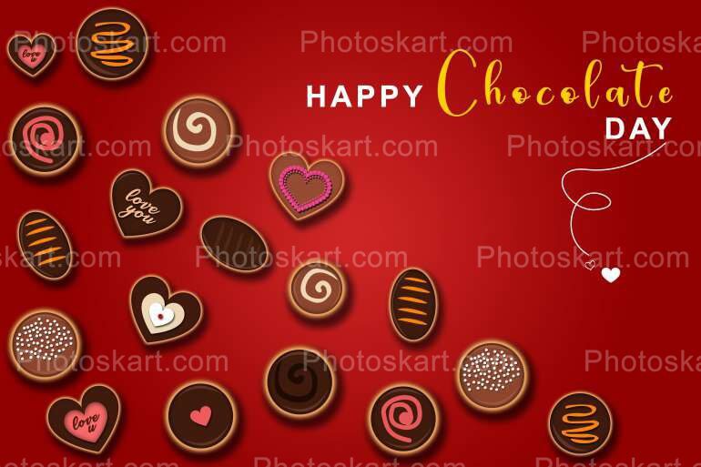 Happy Chocolate Day Stock Vector Images