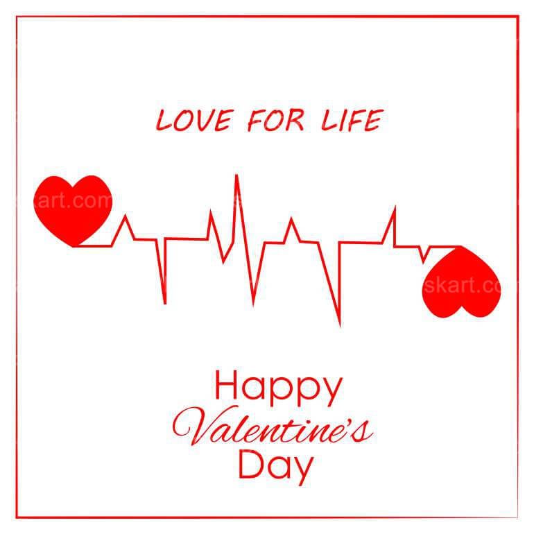 Love Of Life Valentines Day Wish Stock Image