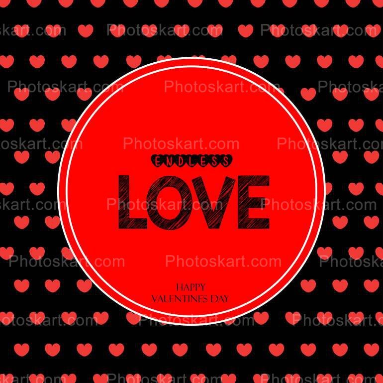 Only Love Red And Black Background Stock Images