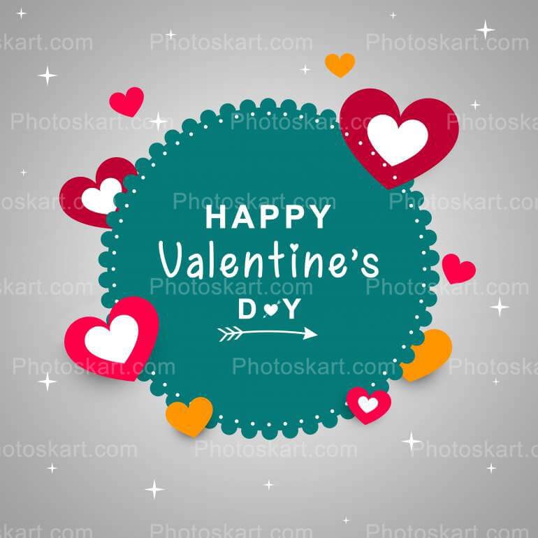 Sea Green Mandala Valentine Wish Stock Images