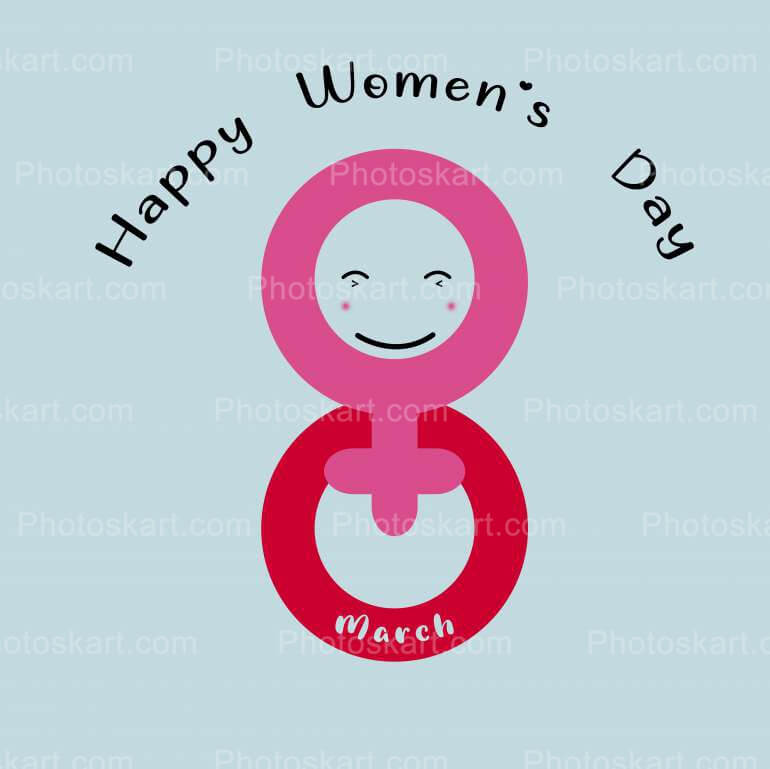 Download Freeuse Download International Womens Day Woman Happiness - Happy Women's  Day Simple Drawing PNG Image with No Background - PNGkey.com