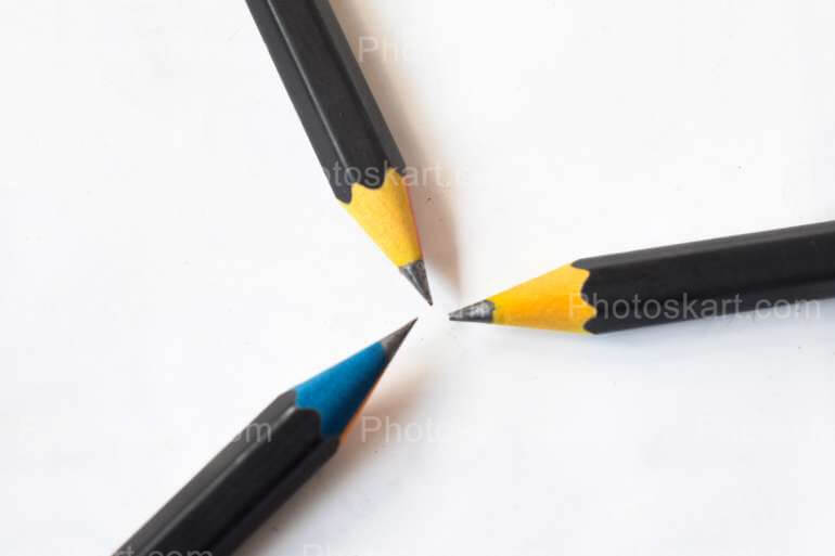 3 Pencils Free Stock Images