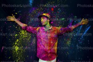 a-boy-hand-gesture-with-full-of-holi-colors