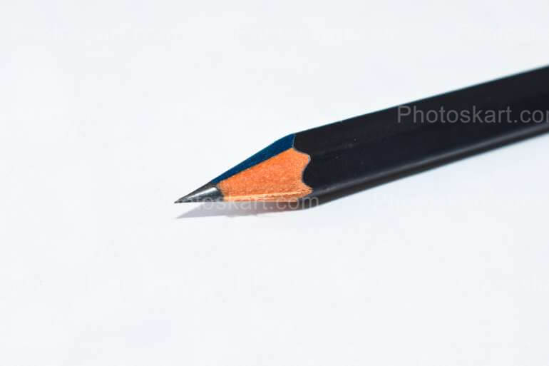 A Pencil On A White Background Stock Images