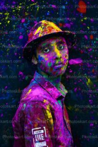 an-inncoent-indian-boy-colored-face-in-holi