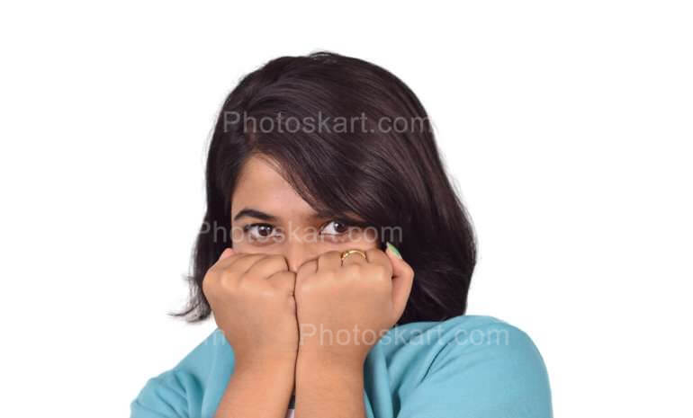 Bengali Girl In Modesity Pose Free Vector Photo