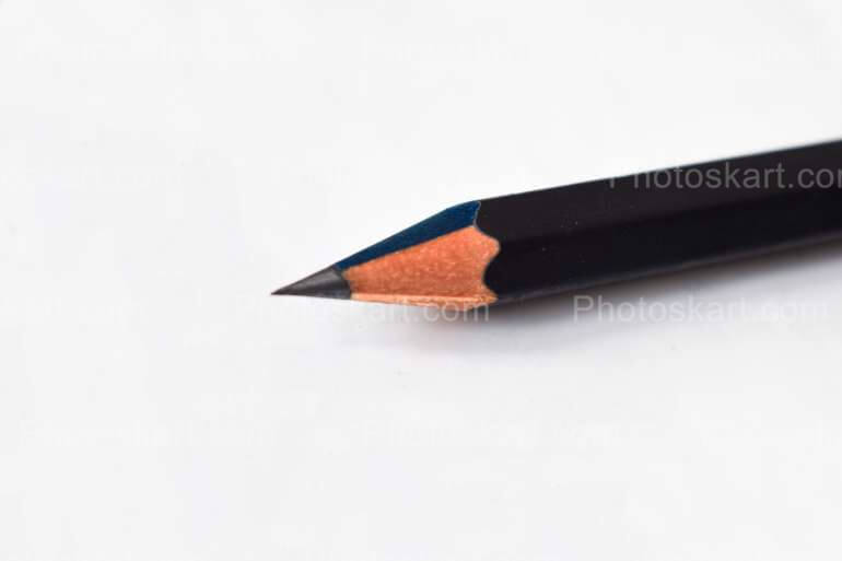 Black Color Pencil Stock Photo