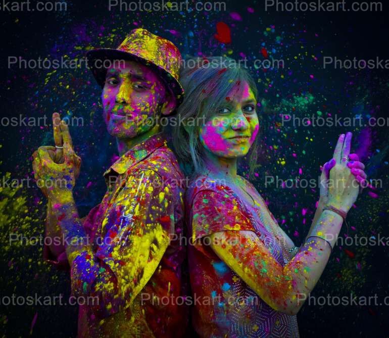 ShootDiaries: This Couple's Holi-themed Pre-wed Shoot is a Riot of Colors &  Happy Vibes | WeddingBazaar