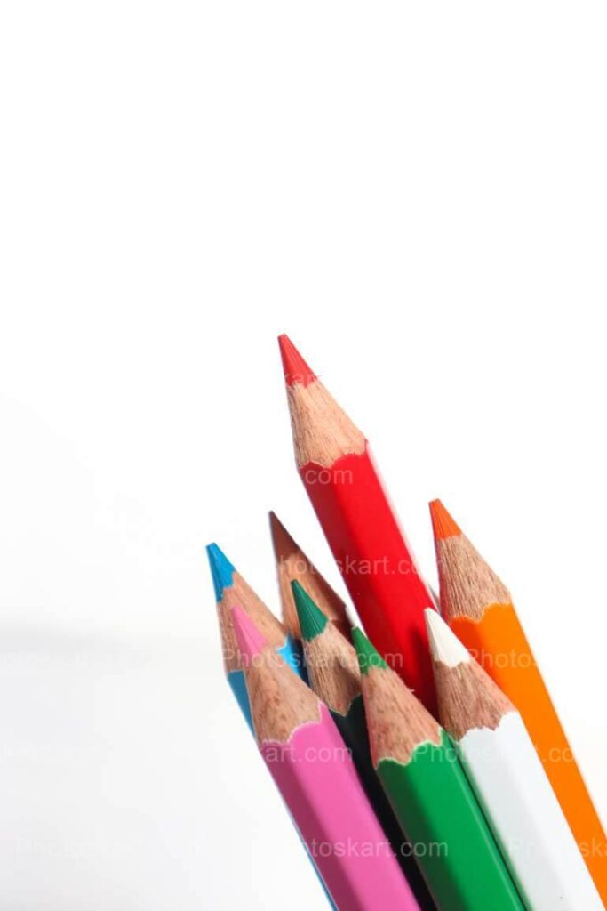 Bunch Of Colorful Pencil Stock Picture