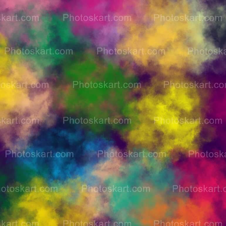 Colorful Holi Smoke Background Free Vector