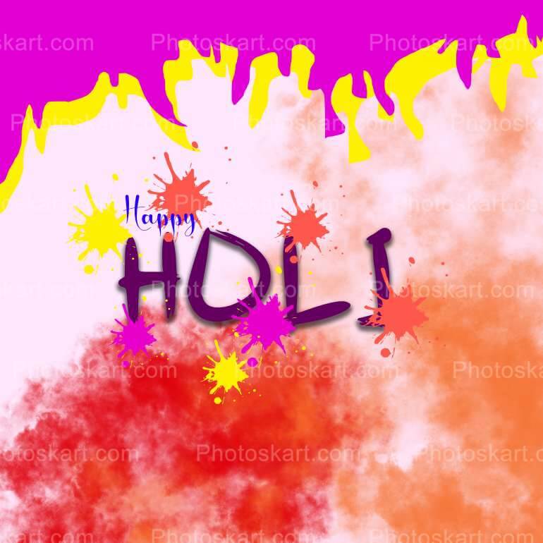 Colourful Day Happy Holi Celebration Free Image