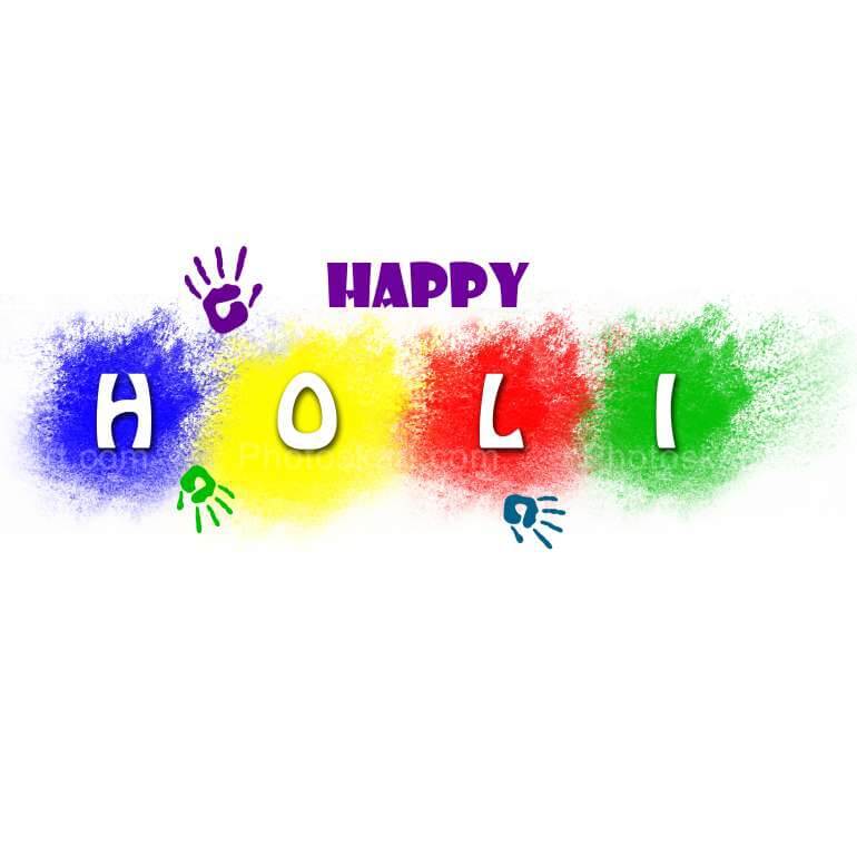 Creative Colorful Happy Holi Wishing