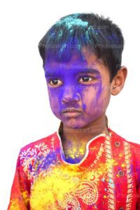 cute-boy-with-colorful-face-stock-image