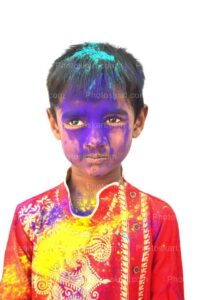cute-indian-boy-with-coloful-face-stock-image
