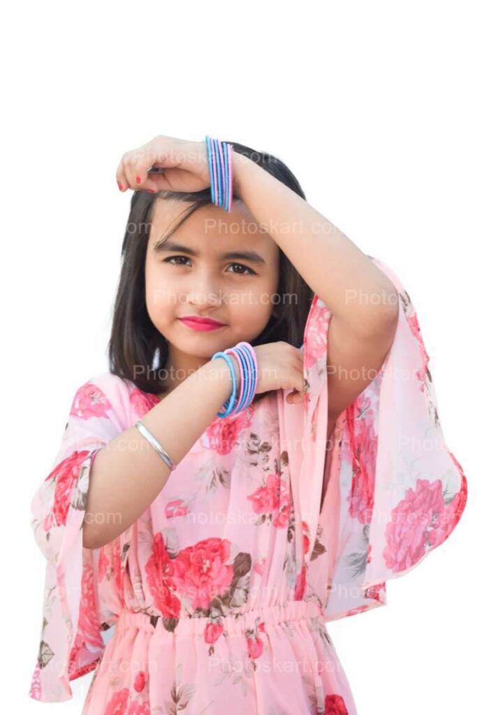 Cute Indian Girl Posing Stock Image