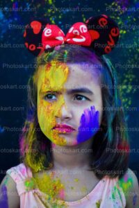 cute-indian-girl-with-micky-mouse-ear-posing-on-holi