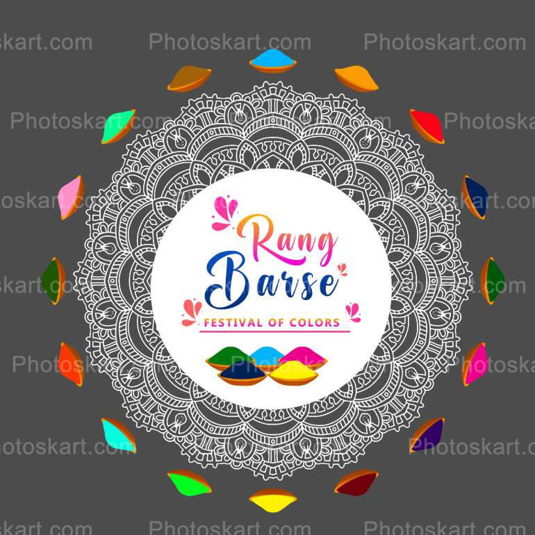 Free Holi Vector Art Background