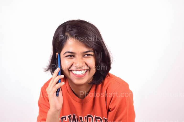 Happy Indian Girl Smiling Free Stock Images