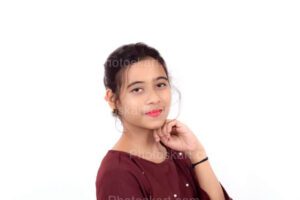 indian-stylish-girl-in-brown-top-stock-photos