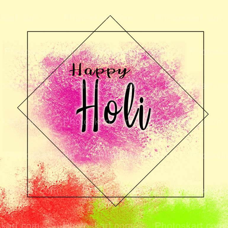 Lightweight Holi Wishes Vector Stock Images
