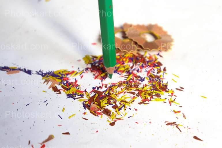 Royalty Free Pencil Dust Stock Image