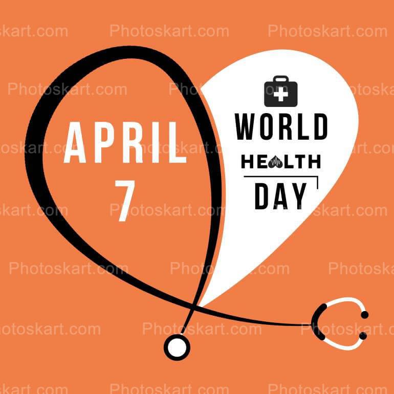 Vector Graphic World Health Day Image